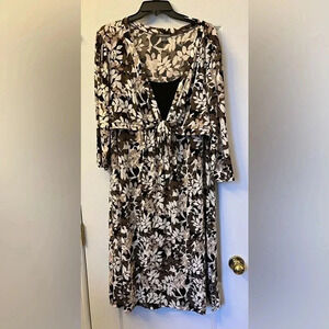 NWOT, Apt 9 Women’s Tie Front Stretch Dress Size 2X
